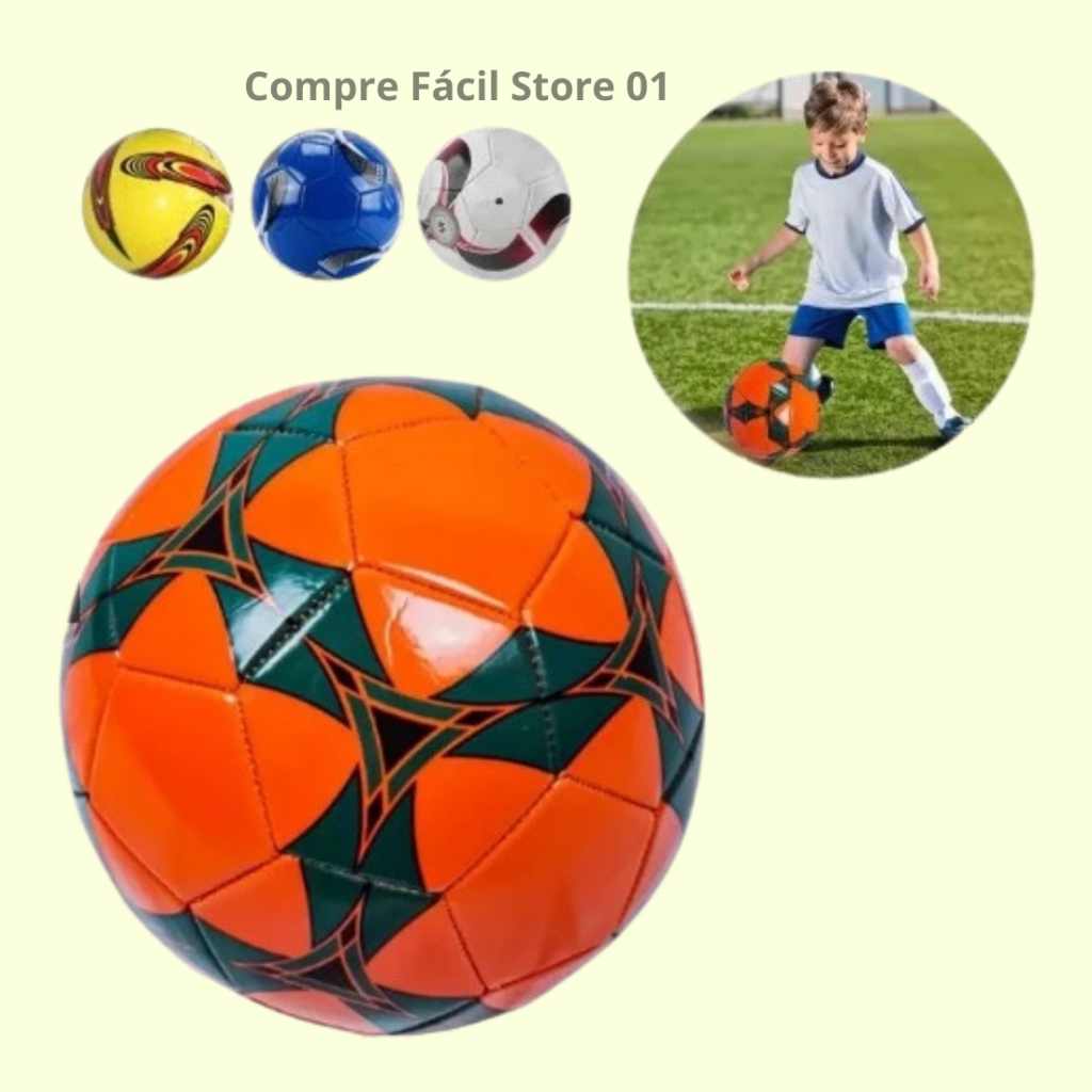 Kit 20 Bola de Futebol Campo Tamanho Grande N°5 Oficial Couro Sintético MS1001350 Qualidade Premium