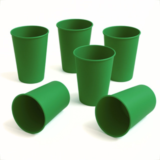 Kit De Copos Plástico Reutilizável 200ML Para Bebidas Festa Escola Merenda Almoço Resistente em Oferta na Shopee