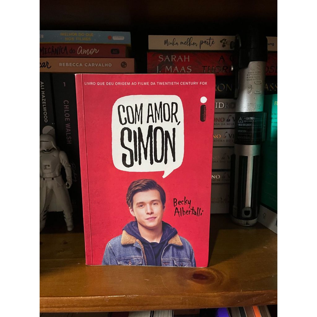 Livro Com amor, Simon