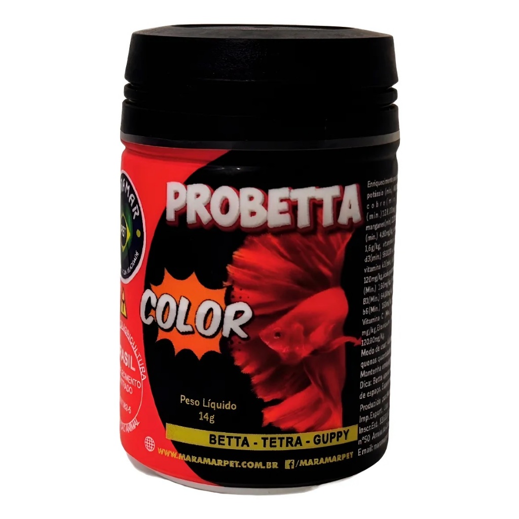 Ração Probetta Color 14g Maramar