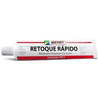 Massa de Retoque Rápido Maxi Rubber 200g Para Funileiros e Reparos Automotivos em Carros e Motos em Oferta na Shopee