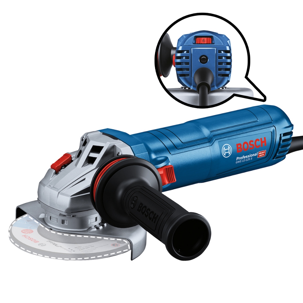 Esmerilhadeira GWS 12-125 S Bosch 1200W Contr. de Velocidade 5" de 220V - Home & Living