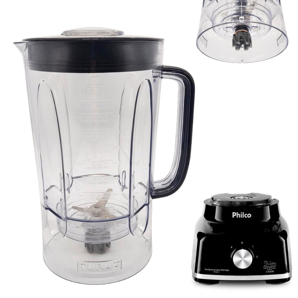 Copo Para Liquidificador Multiprocessador Philco Pmp1600 B22777P