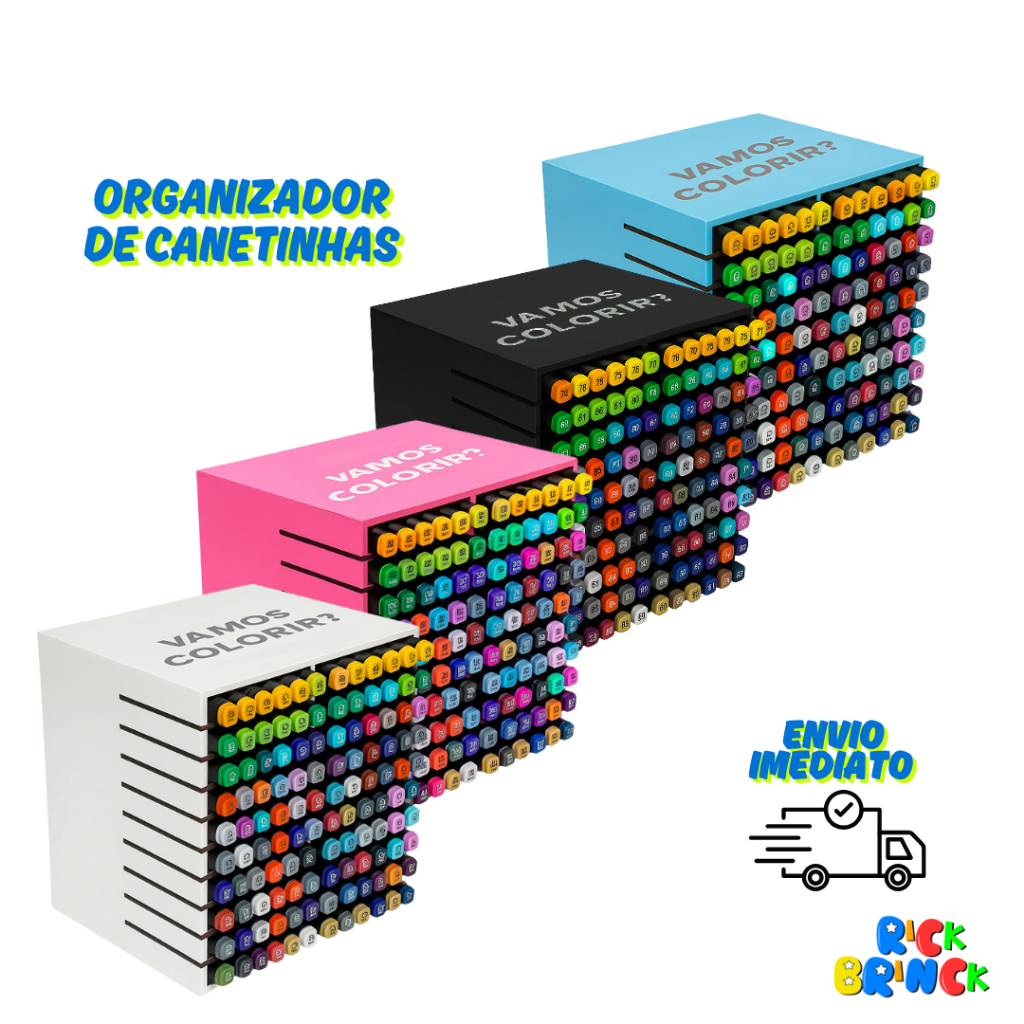 🔥 _MANTENHA SUA MESA ORGANIZADA! 🎨✨_  
_Organizador para 120 Canetinhas_  
✅ Organiza suas canetinhas com estilo  
✅ Escolha sua cor favorita  
✅ MDF de alta qualidade, durável e elegante  

📊 Mais de 39 unidades vendidas e avaliação de 4.8⭐!  
_👉 GARANTA