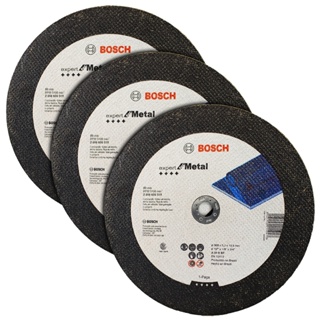 Discos de Corte 300mm Bosch p/ Metal Expert Kit com 3 Centro Deprimido 12" em Oferta na Shopee