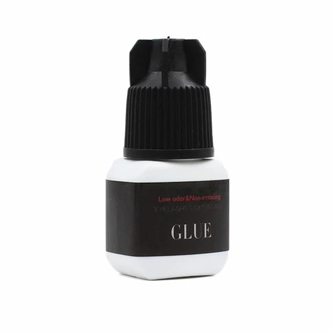 Cola Para Cílios De Cabeça Única 5Ml , Preta De Baixo Odor E Não Irritante Extensão De Iniciantes