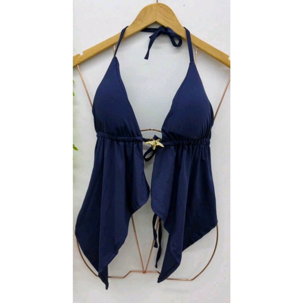 blusa top babado cropped bata top malibu com estrela