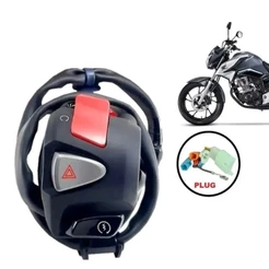 Punho Partida Pisca Alerta Titan 160 Fan 150 Modelo Cb 500