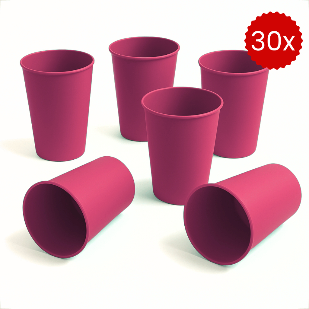 Kit 30 Copos Coloridos Plastico Unidade 200ML Ideal para Festas Eventos Variedade de Cores em Oferta na Shopee