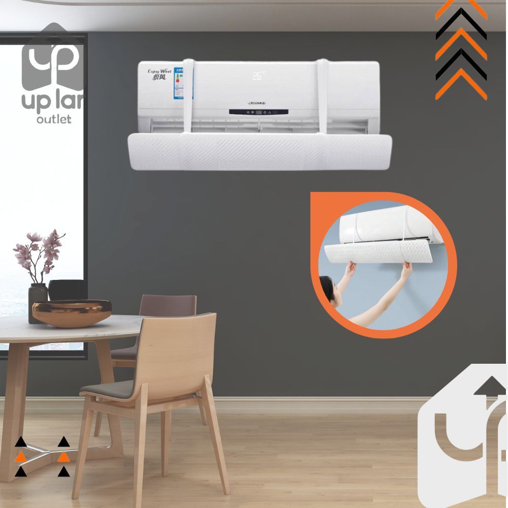 Imagem Defletor Ajustável Para Ar Condicionado Split Universal Direcionador de Fluxo de Ar