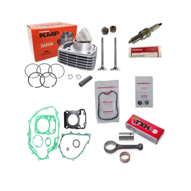 Kit Cilindro Motor Biela Válvulas Bros 150 2006 A 2014