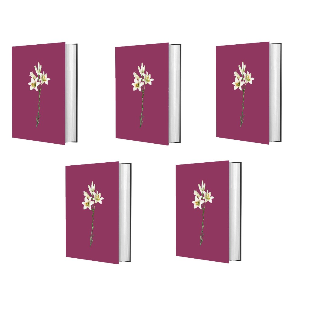 Kit Bíblia Sagrada | NVI | Lirio Lilas | Capa dura | Letra Grande | 5 unidades - Books & Magazines