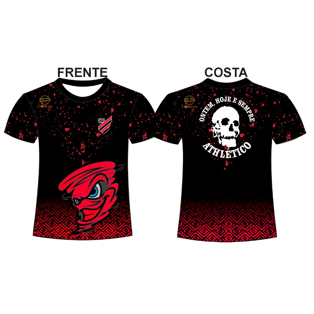 Camiseta Camisa Time De Futebol Atlético Paranaense 01