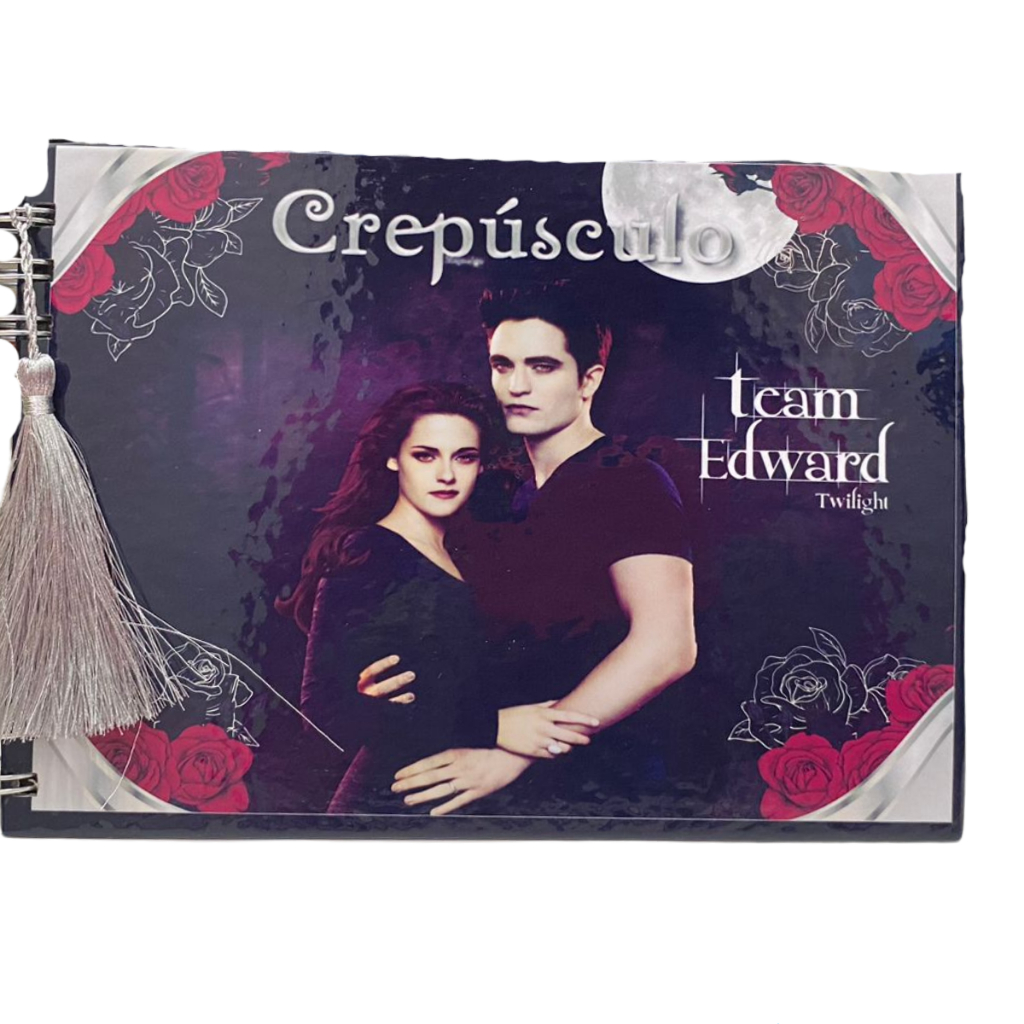 "Livro de Colorir Crepúsculo - 50 Páginas de Emoção e Criatividade, Acetato Ecológico e Papel 90g!"