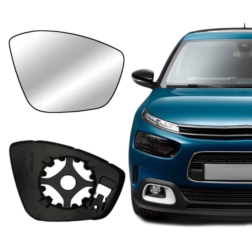 Lente Espelho Retrovisor Citroen Novo C3 2023 A 2025 em Oferta na Shopee