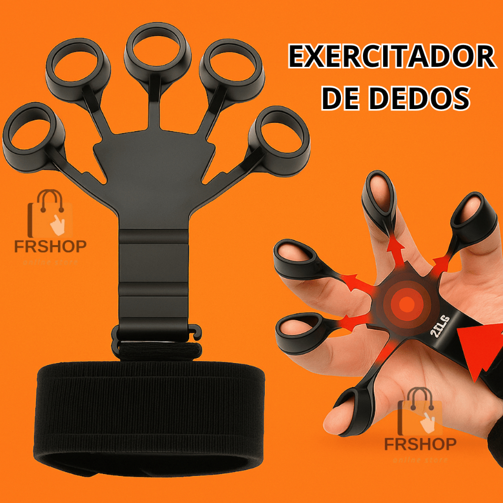 Exercitador de Dedos Flexor Aparelho Fisioterapia Para Mãos Antebraço Hand Grip