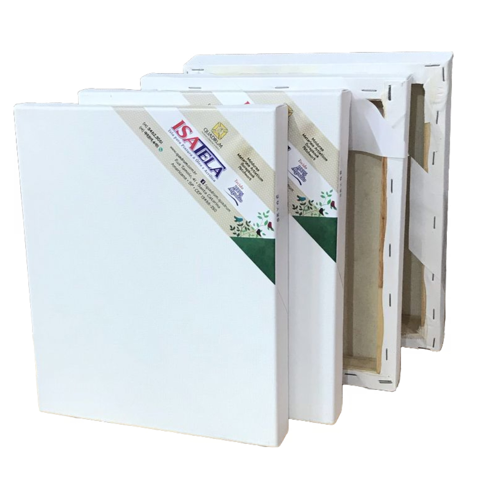 Kit com 2 TELAS PAINEL 60x80 Prontas para uso - P/ Guache Óleo Acrílica Artesanato