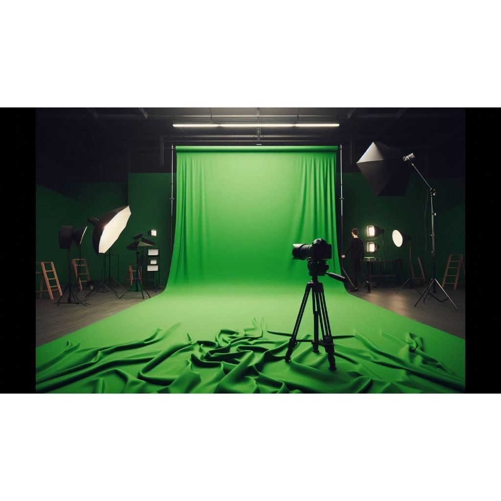 Tecido Fundo Infinito Verde Limão Estúdio Video Edição Fotográfico 1,90 X 7,00 Mts