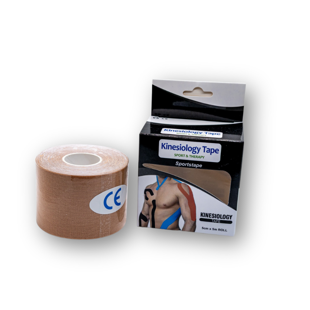 Kinésio Bandagem Tape Elástica Sport E Dor 5cm X 5m - Cor Nude