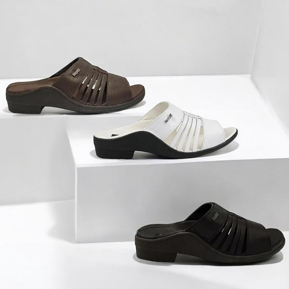 Sandália Masculina Couro Itapuã Canoinha Anatômica Conforto 4601
