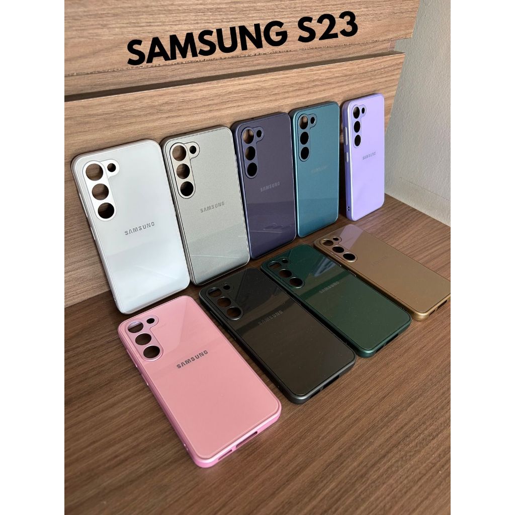 Capa Capinha Case Samsung S23 com Toque Premium, Proteção de Câmera e Veludo! em Oferta na Shopee