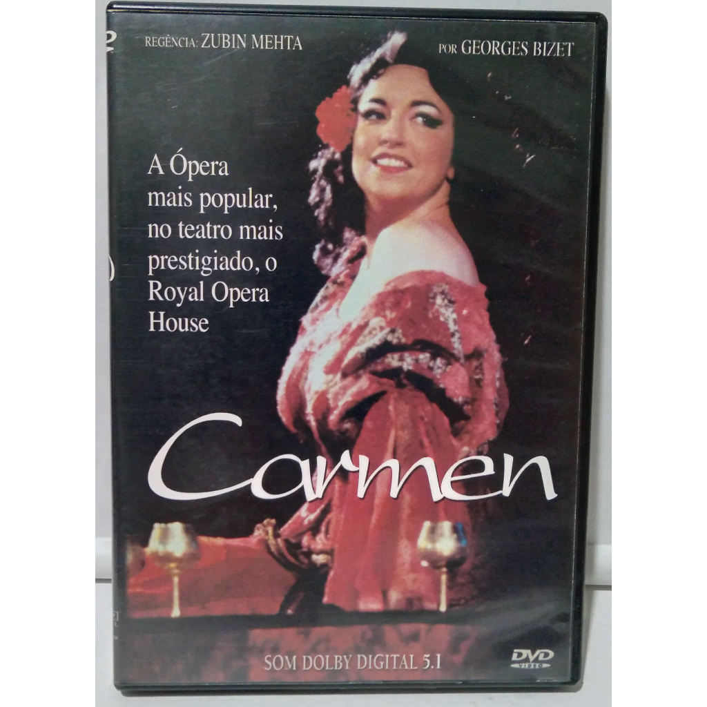 DVD - Carmem - George Bizet - Regencia: Zubin Mehta