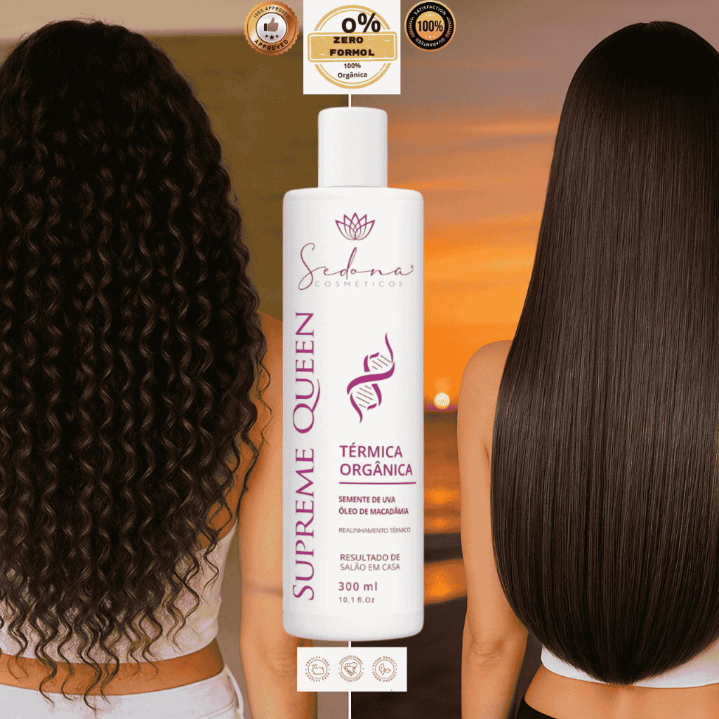 Progressiva Orgânica 300 ML Sem Formol LIso imediato Liso 100% organico Deitado e Desmaia cabelo