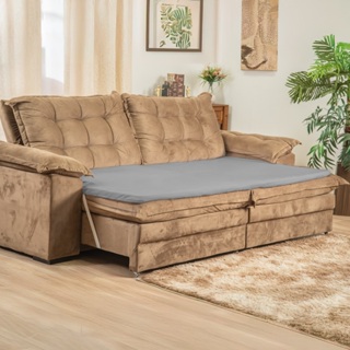 Espuma Pillow Top Futton para Sofá Retrátil 2 Lugares 2,00m D18 400 Fios 5cm Altura em Oferta na Shopee