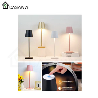 Abajur De Mesa Luminária De Mesa Moderno LED 3 EM 1 Portátil Bar Restaurante Escritótio Luz Noturna
