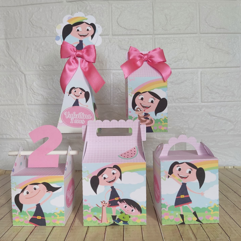 KIT FESTA - PEGUE E MONTE SHOW DA LUNA LEMBRANCINHA CAIXINHA PERSONALIZADA PARA FESTA INFANTIL PAPELARIA SURPRESA em Oferta na Shopee