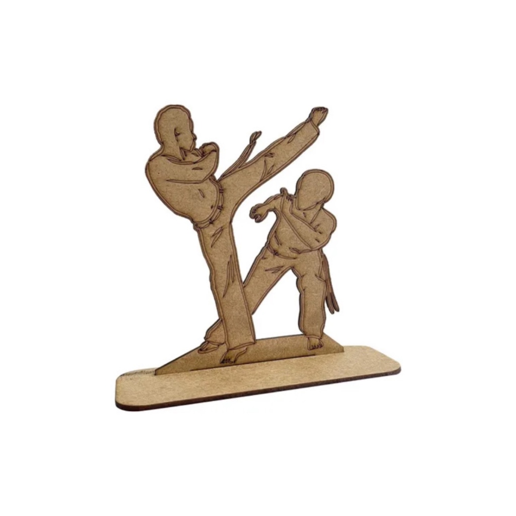 Troféu 6 Uni Mdf Karatê E Capoeira Torneio De Lutas 1620