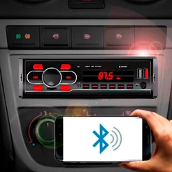 Aparelho De Som Carro Radio Automotivo Bluetooth Pendrive Sd Usb Rádio Fm