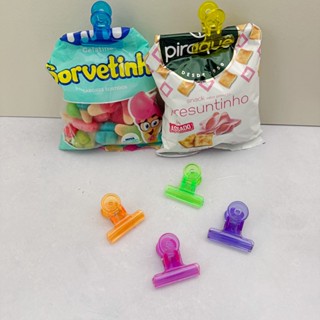 Prendedor Clip p/ Fechar Embalagens Comida Alimentos Pacotes Sacos Etc em Oferta na Shopee