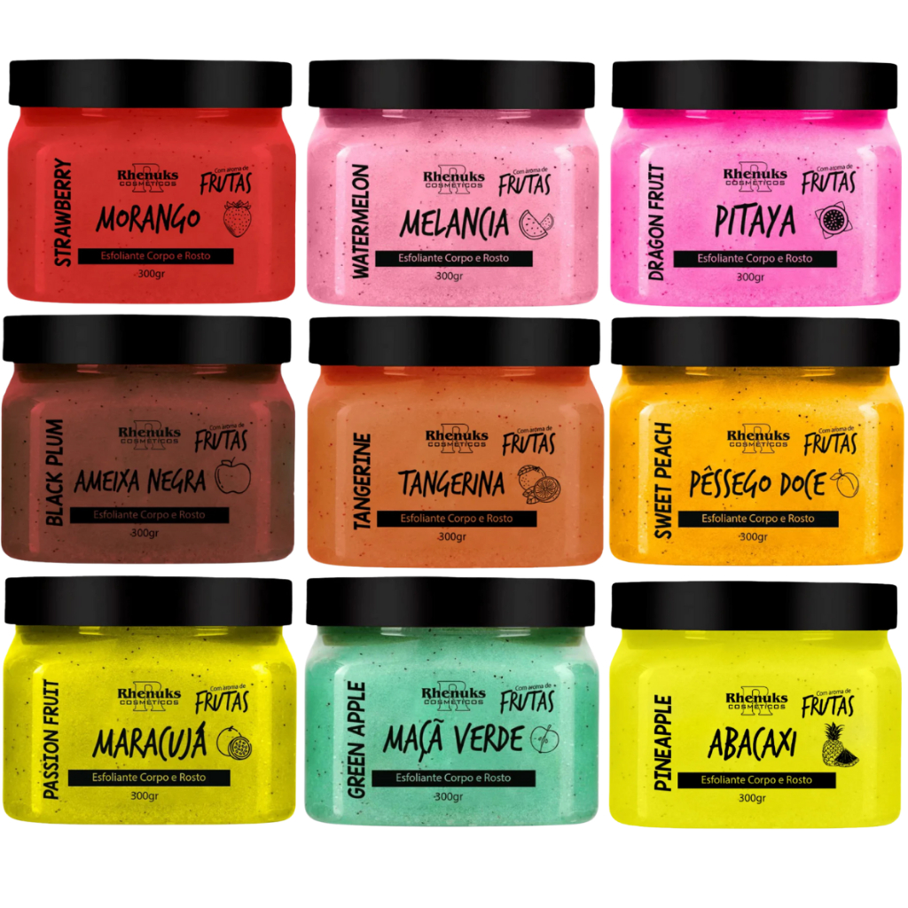 Esfoliante Corporal Corpo/Rosto 300g - Atacado Rende muito