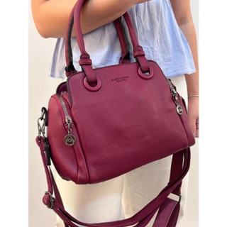 Bolsa Feminina Baú Média, Alça De Mão E Transversal Com 2 Alças 00694 em Oferta na Shopee