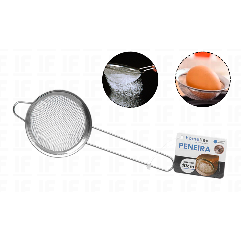 Peneira Coador De Cozinha Aço Inox 10cm - Home & Living