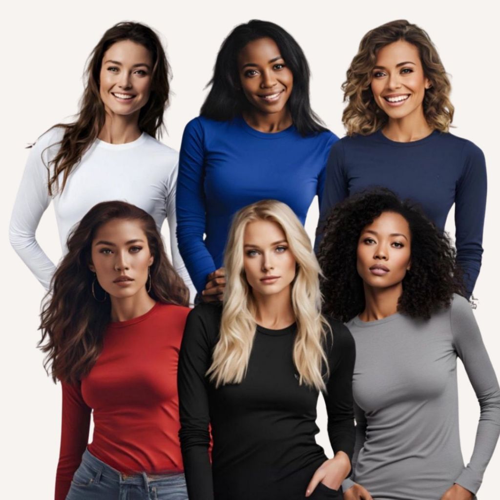 Blusa Térmica Feminina Camisa Proteção Solar Uv-50 Segunda Pele