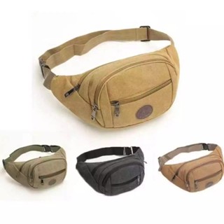 Bolsa De Cintura Pochete De Lona Masculina Feminina Reforçarda em Oferta na Shopee