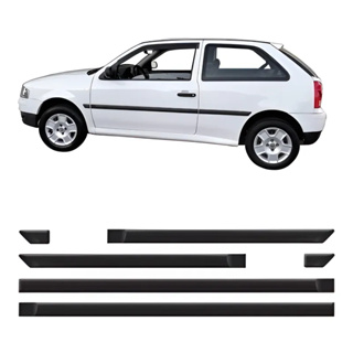 Kit Frisos Laterais Gol G3 G4 2 Portas 99 A 2013 Preto Largo em Oferta na Shopee