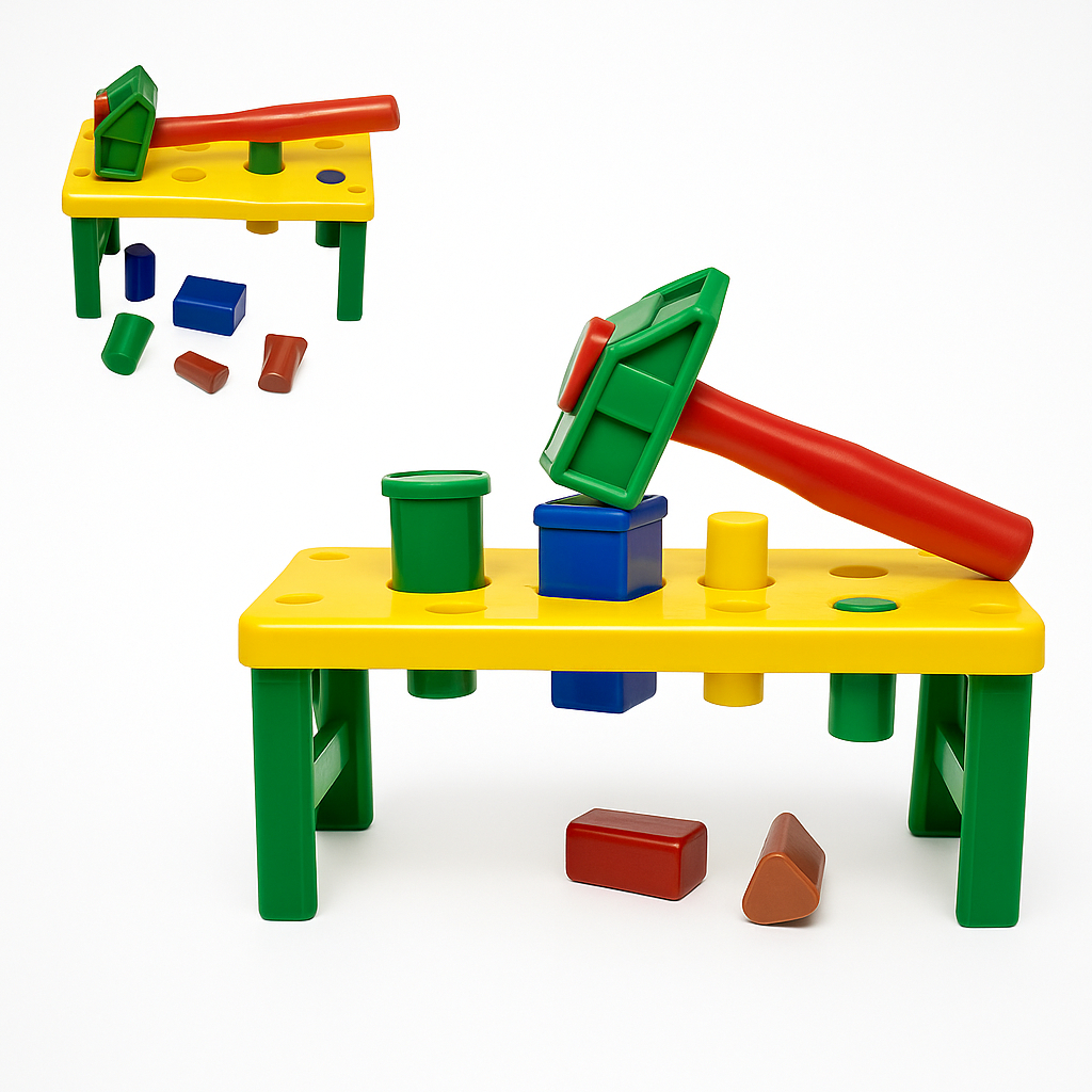 Brinquedo Psicopedagógico para montar modelo Bancadinha