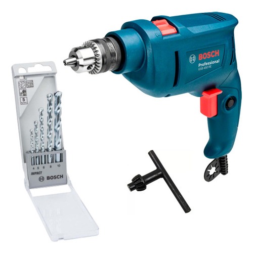 Furadeira Impacto Parafusadeira Bosch GSB 450 RE 220V + Kit 5 Brocas em Oferta na Shopee
