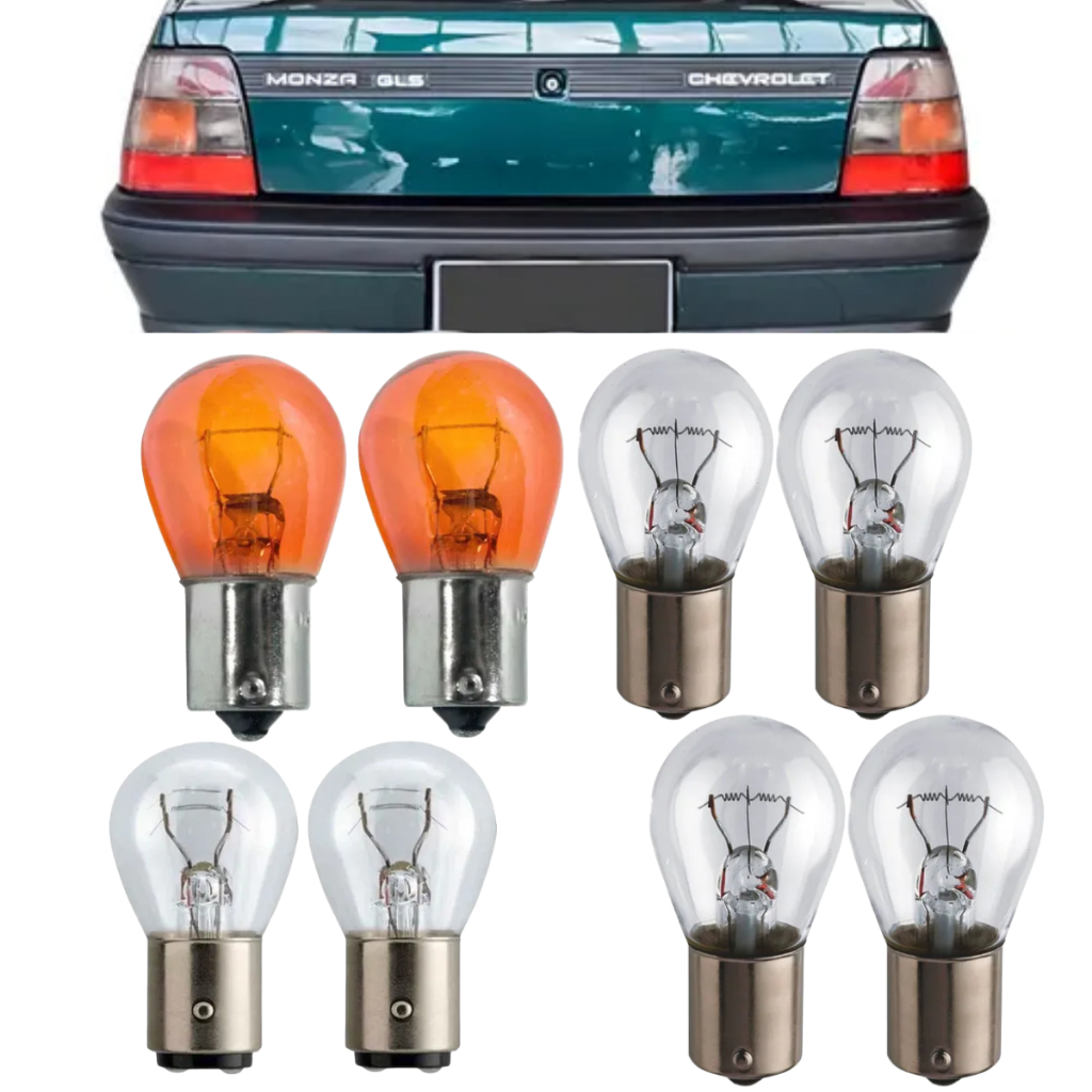 Lâmpadas Lanterna Traseira Monza Opala Omega Kadett Chevette Caravan Sonic Zafira Vectra