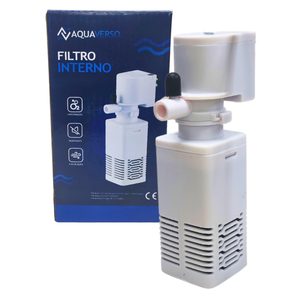 Aquaverso Fi-400 Filtro Interno 400l/h Para Aquários Até 40l