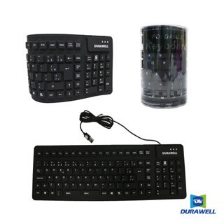 Teclado Borracha Flexível Dobrável Com Fio Usb Preto Idioma Português Brasil em Oferta na Shopee