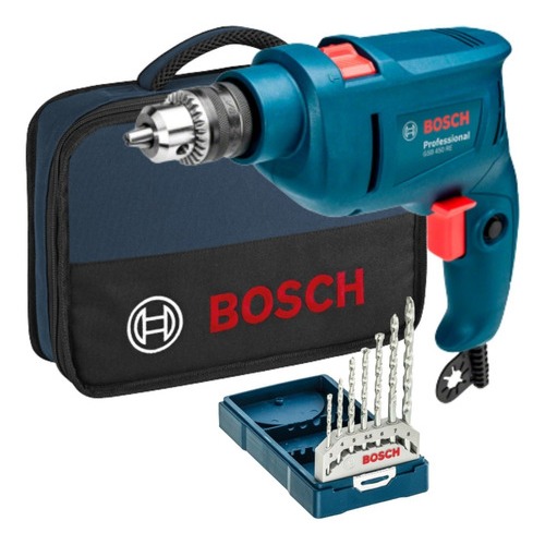 Furadeira Impacto Parafusadeira Bosch GSB 450 RE 220v + Kit 7 Brocas + Bolsa em Oferta na Shopee