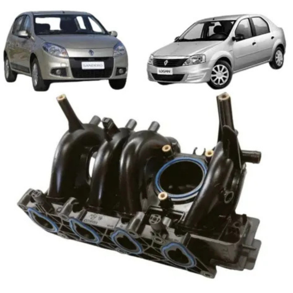 Coletor Admissão Renault Sandero Logan 1.6 2007 A 2013