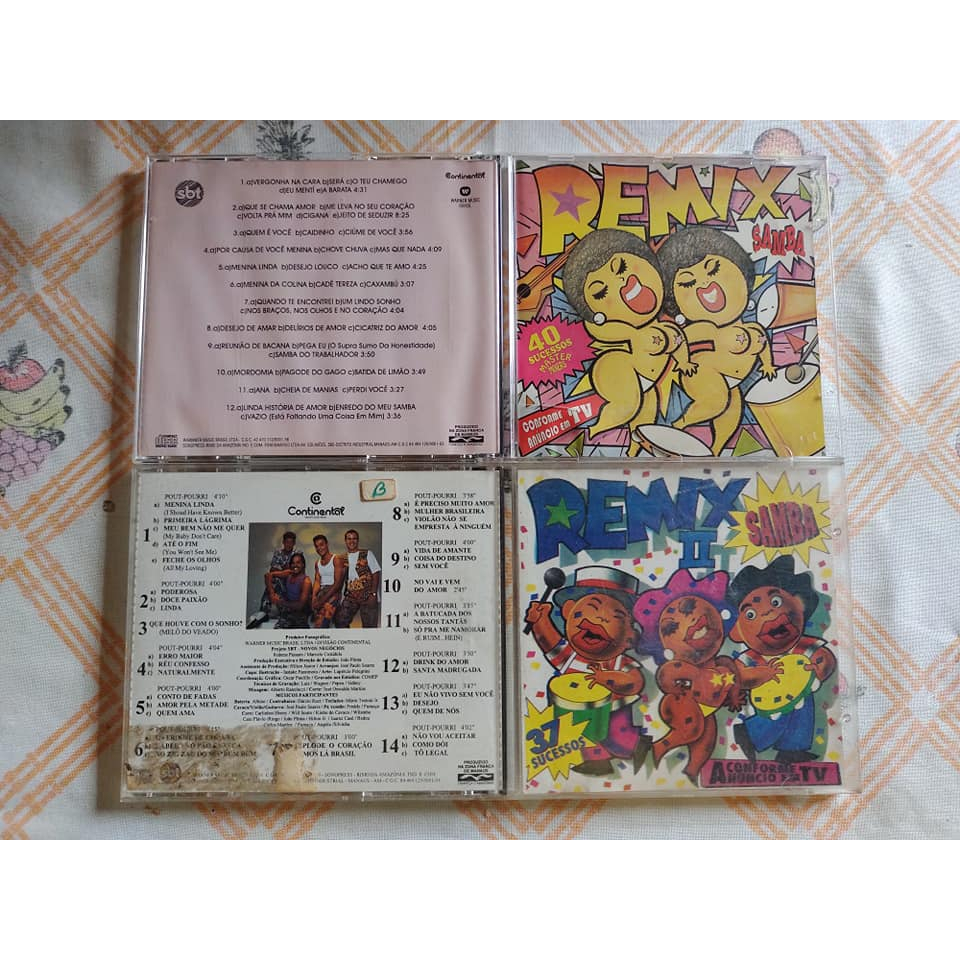 Remix Samba Cds Samba e Pagode Anos 90 - 2 Cds