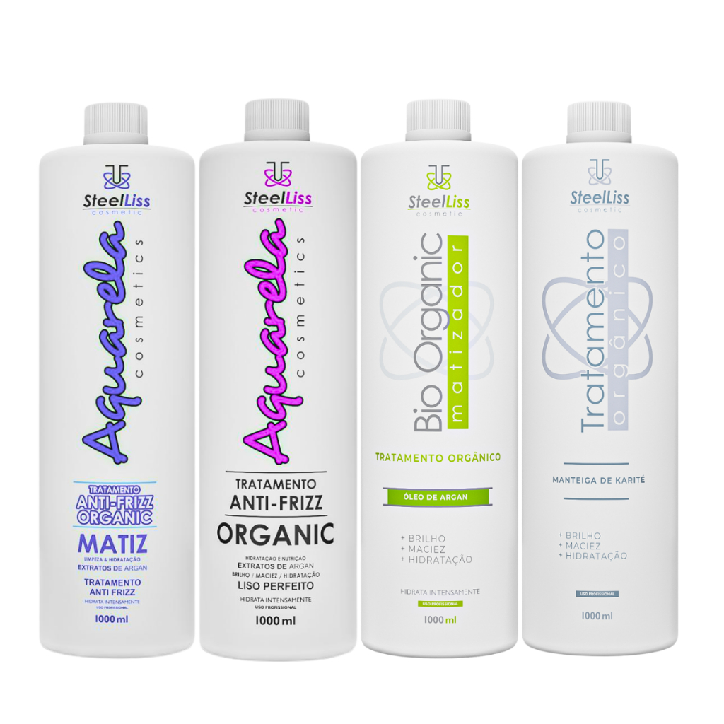 Progressiva Bio Orgânic + Matiz + Argan Orgânica + Tratamento Orgânica