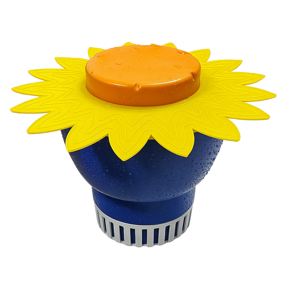 Clorador Flutuante Girassol Para Limpeza E Tratamento De Piscinas Até 600g De Cloro em Oferta na Shopee