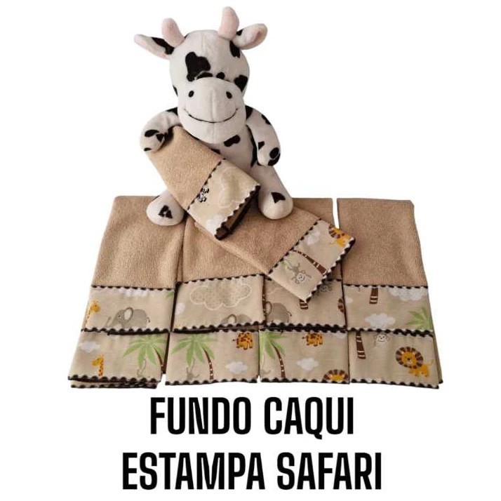 Kit com 6/10 toalhinhas de boca tecido felpudo extra macio para meninos e meninas em Oferta na Shopee